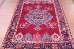 7x10 Handmade Persian Hamedan area rug