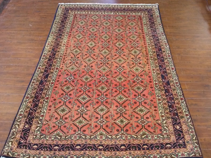 7x10 Handmade Persian Shiraz area rug