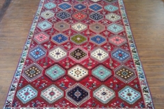 7x10 Handmade Persian Kashkooli area rug