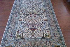 7x10 Handmade Persian Kashan area rug
